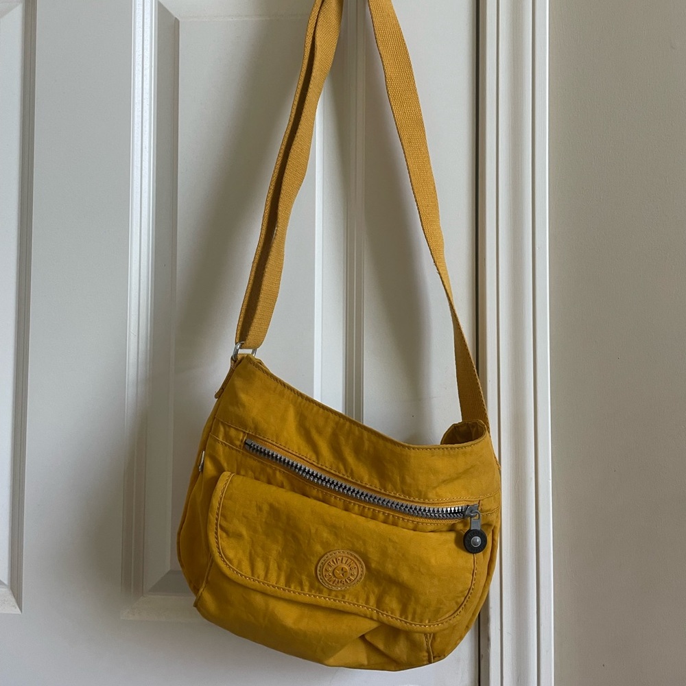 Kipling Mustard Yellow Purse